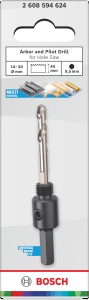 Aparat de gaurit Bosch Aufsteckhalter si Zentrierbohrer pentru Lochsage, 81 mm - Img 2