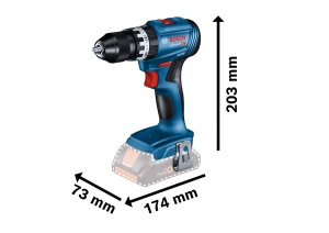 Aparat de gaurit cu percutie Bosch Professional GSB 18V-45, 18V, 45 Nm, 2x 2.0Ah - Img 3