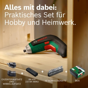 Aparat de gaurit si insurubat Bosch IXO 8, 2.0 Ah, compact, cu accesorii - Img 10