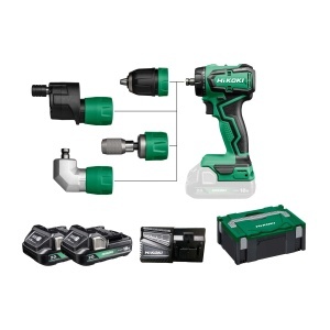Aparat de gaurit si insurubat HiKOKI DS18DDQ, 18V, 55 Nm, 2 acumulatori 2,0 Ah