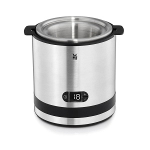 Aparat de inghetata WMF Kitchen Miniis 3 in 1, aparat de gheata pentru iaurt congelat, sorbet si inghetata, recipient congelator 300 ml, timp de 30 de minute, aparat de iaurt congelat - Img 1