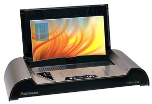 Aparat de legare termica Fellowes Helios 60 Capacitate 600 coli PlatinNegru