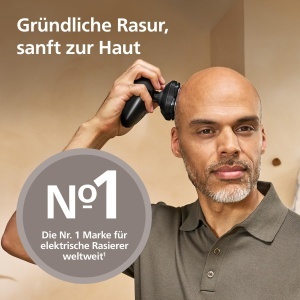 Aparat de ras cap Philips Head Shaver Pro Series 5000 HS598015 cap flexibil 360deg lame ComfortCut utilizare fara fir - Img 2