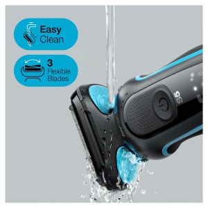 Aparat de ras electric Braun Series 5 51-M4500cs EasyClean Trimmer inclus Mint Green - Img 2