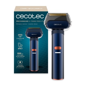 Aparat de ras electric Cecotec PrecisionCare X-Trimm Pro Elite, 3 viteze, lame titan, autonomie 2 ore, IPX7