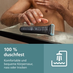 Aparat de ras electric Philips Bodygroom 5000 BG548015, 100 duscfest, 100 min autonomie - Img 8