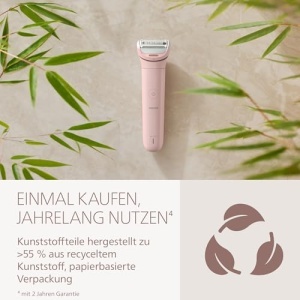 Aparat de ras electric Philips Lady Shaver Seria 8000 BRL12900 cap flexibil LED utilizare umeda si uscata - Img 10