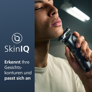 Aparat de ras electric Philips Seria 5000 S589850 SkinIQ lame SteelPrecision utilizare umeda si uscata - Img 3