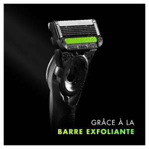 Aparat de ras Gillette Labs cu tehnologie de peeling 1 maner 3 lame suport magnetic premium - Img 4