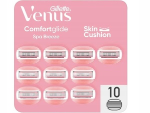 Aparat de ras pentru femei Gillette Venus Comfortglide Spa Breeze, 10 cartuse, 3 lame