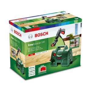 Aparat de spalat cu presiune Bosch EasyAquatak 100 1200W 100 bar duza 360deg compact - Img 6
