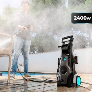 Aparat de spalat cu presiune Cecotec HydroBoost 2400 AdvanceCleany, 2400 W, 180 bar, debit 480 lh, Multicolor - Img 2