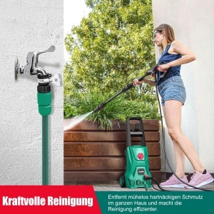 Aparat de spalat cu presiune HYCHIKA, 1500W, 1305 PSI, portabil, cu rezervor de spuma - Img 2