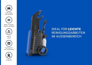 Aparat de spalat cu presiune Nilfisk Classic 1600 W, 120 bar, pentru exterior - Img 3