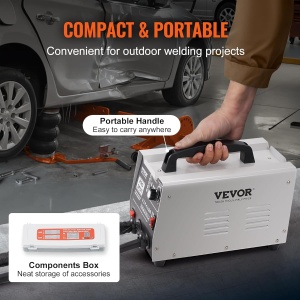 Aparat de sudura VEVOR PRO, 1.8 kW, 7 moduri de sudura, pentru reparatii caroserie - Img 6