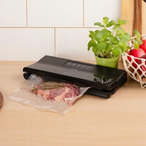 Aparat de vidat Huslog 125W compact digital cu accesorii negru - Img 8