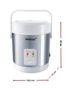 Aparat orez Steba RK 4 M | Volum de 0,9 litri | Operare usoara "cu un singur buton" | Functia de mentinere la cald | Oala interioara antiaderenta | Indicator luminos | Maner de transport | incl. lingura de orez si cana de masurare - Img 8