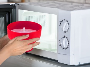 Aparat pentru popcorn Beper C106CAS002, 2.5 litri, silicon BPA-free, rosu - Img 5