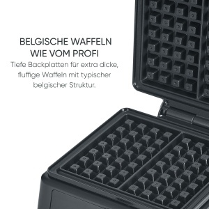 Aparat pentru vafe Severin WA 2130 1600W placi ceramice negruinox - Img 6