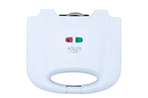 Aparat vafe ADLER, putere nominala 700 W, 2 vafe patrate, design compact, negru - Img 3