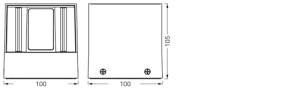 Aplica LED de exterior Osram SMART Matter, 8W, RGBTW, IP44, Negru - Img 4