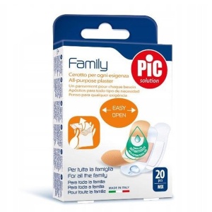 Aposito antibacterian Pic Classic 19x72mm, 20 unitati