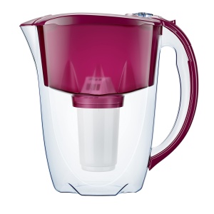 AQUAPHOR Filtru de apa Prestige Cherry incl. 1 A5 Filtru I Carafa pentru 2,8 l I Se potriveste in usa frigiderului I Reduce calcarul si clorul I Filtru de apa de masa I Filtru practic cu filtru - Img 4