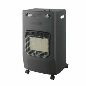 Aragaz pe gaz Haeger Ultra Warm II, 4200 W, cu ventilator, latime 43 cm