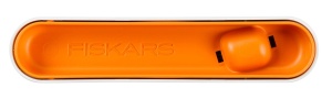 Ascutitor de cutite Fiskars Roll-Sharp, pentru cutite din otel, design finlandez, alborange - Img 8