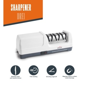 Ascutitor electric cutite Lacor 69432, 18 W, 3 trepte, discuri diamantate - Img 4