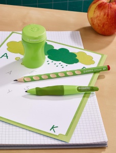 Ascutitor ergonomic STABILO EASYsharpener 3 in 1 pentru creioane si carioci, diverse culori - Img 3