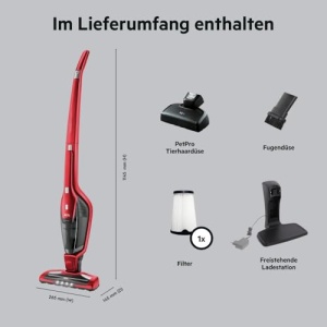 Aspirator AEG CX7-2-45AN, 2in1, Beutellos, 180 Rotire, 45 min Autonomie, Rosu - Img 10