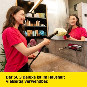 Aspirator cu aburi Karcher SC 3 Deluxe, 1900 W, 1 l, Alb - Img 2