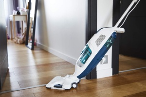 Aspirator cu aburi Rowenta Clean Steam Revolution RY7757 alb-albastru functie 2 in 1 - Img 6