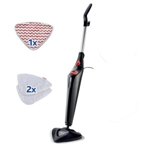 Aspirator cu aburi Vileda Steam Plus, 400 ml, 2 mopuri microfibra