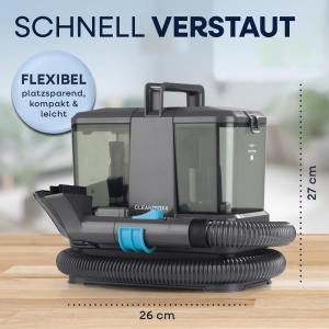 Aspirator cu spalare CLEANmaxx Kompakt 330W, 2 duze, pentru canapele si covoare - Img 8