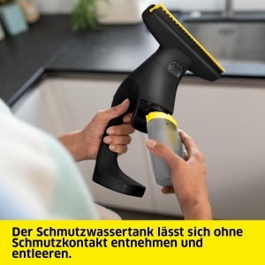Aspirator de geamuri Karcher WV 1 Compact Care Extra, 250 mm, Negru - Img 7