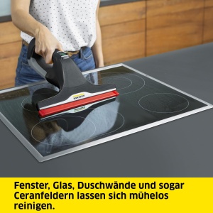 Aspirator de geamuri KARCHER WV 6 Plus Multi Black Edition, 100 min autonomie, 3 abziehlip - Img 4