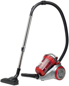 Aspirator de podea fara sac Bestron, raza de functionare: 7,5 m, capacitate: 1,5 litri, 700 wati, argintiu/rosu - Img 2