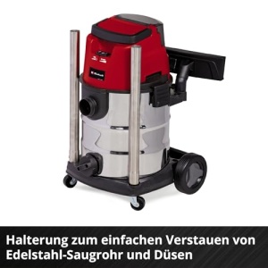 Aspirator Einhell TE-VC 3625 Li S-Solo 25L ECOBOOST Mode NegruRosu - Img 10