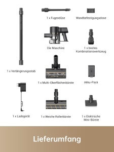 Aspirator fara fir dreame R10 Pro, aspiratie puternica 150AW, durata de functionare de 65 min, perie cu mai multe suprafete, lumini LED, ideal pentru curatarea casei si a masinii, usor si versatil - Img 6