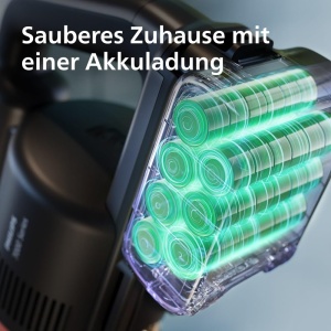 Aspirator fara fir Philips XC706501, putere mare, 80 min autonomie, anti-hair - Img 7