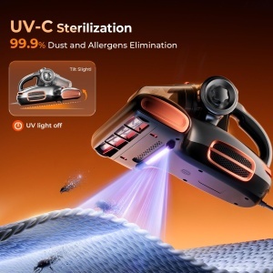 Aspirator JIGOO T600 cu UV, 700W, 99,9 eliminare alergeni - Img 3