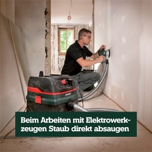Aspirator Metabo ASR 25 L SC, 25L, cu functie de autocuratare, mobil - Img 9