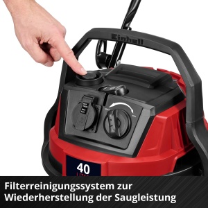 Aspirator multifunctional Einhell TE-VC 4090 SACL 1150W 40L Filtru HEPA Clasa L - Img 8