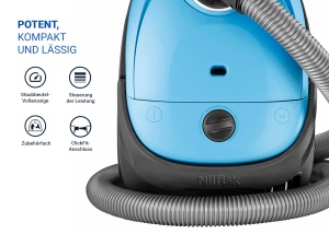 Aspirator Nilfisk One, 3L, 750W, culoare bleu - Img 2