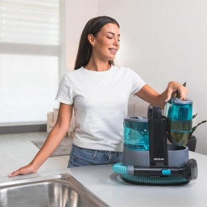 Aspirator pentru covoare Cecotec Conga 4000, 400 W, 2 rezervoare, 5 m raza actiune - Img 6