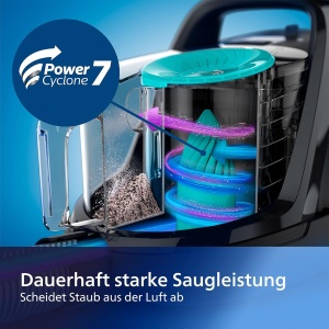 Aspirator Philips FC955509 PowerPro Active, 650 W, 1.5 L, inclusa Mini-Turbo - Img 7
