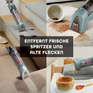 Aspirator portabil Shark StainForce HX100EUCP, kabellos, pentru pete si mirosuri - Img 2