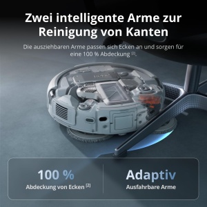 Aspirator robot DJI ROMO P cu functie de spalare, 25000 Pa putere de aspirare, design transparent - Img 7